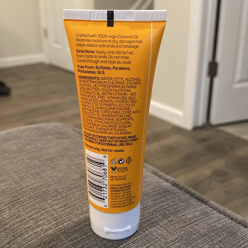 Marc Anthony Coconut & Shea Hydrating Leave-In Conditioner with Biotin      hair - Picture 2 of 2
